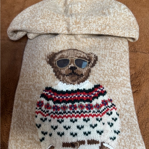 Ralph Lauren polo Bear hooded sweater NWOT - Picture 3 of 10